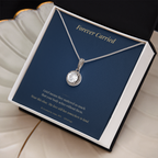 Forever Carried – Eternal Hope Sympathy Necklace with Message Card