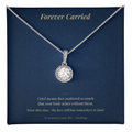 Forever Carried – Eternal Hope Sympathy Necklace with Message Card
