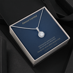 Forever Carried – Eternal Hope Sympathy Necklace with Message Card