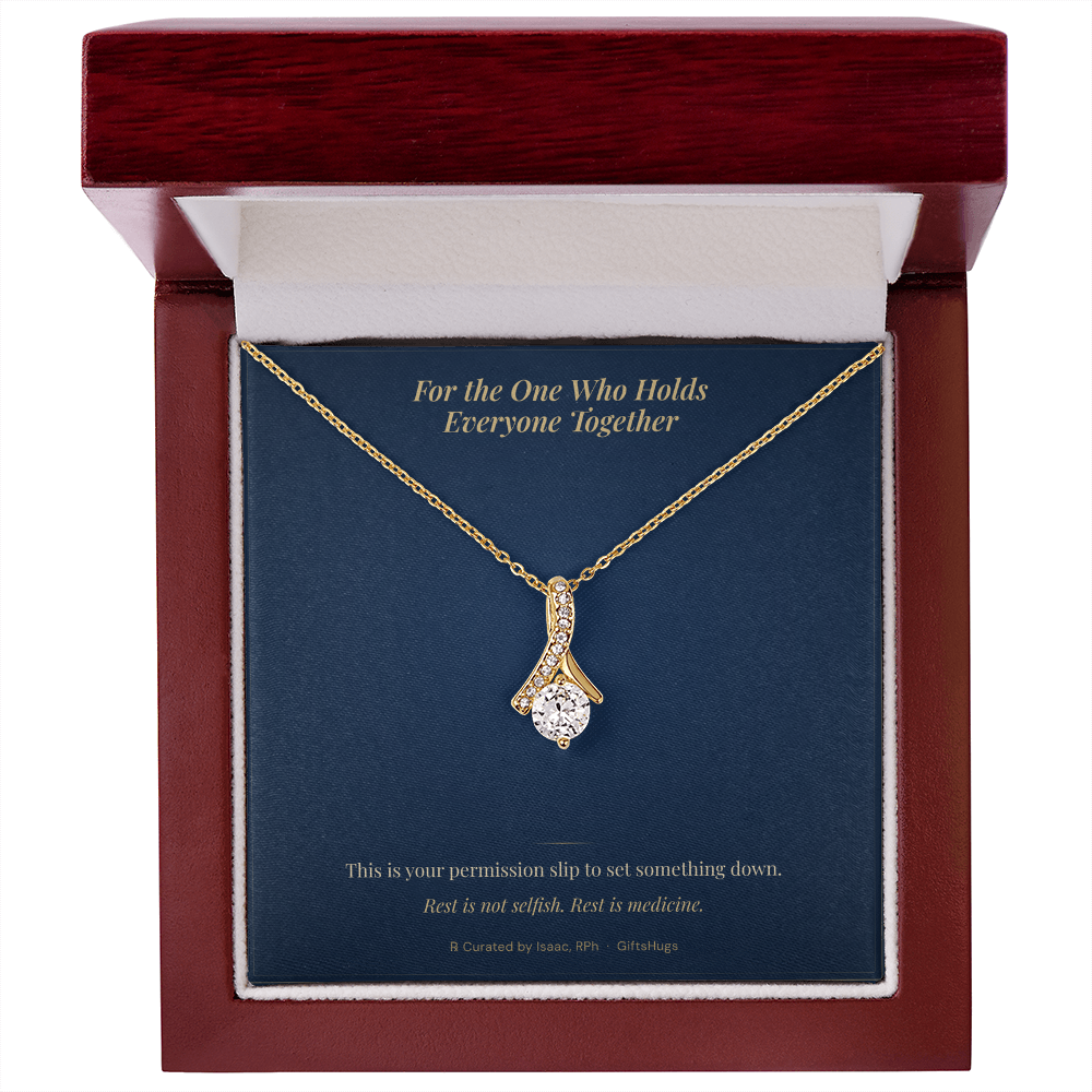 The Comfort Necklace – Alluring Beauty Self-Care Necklace with Message Card