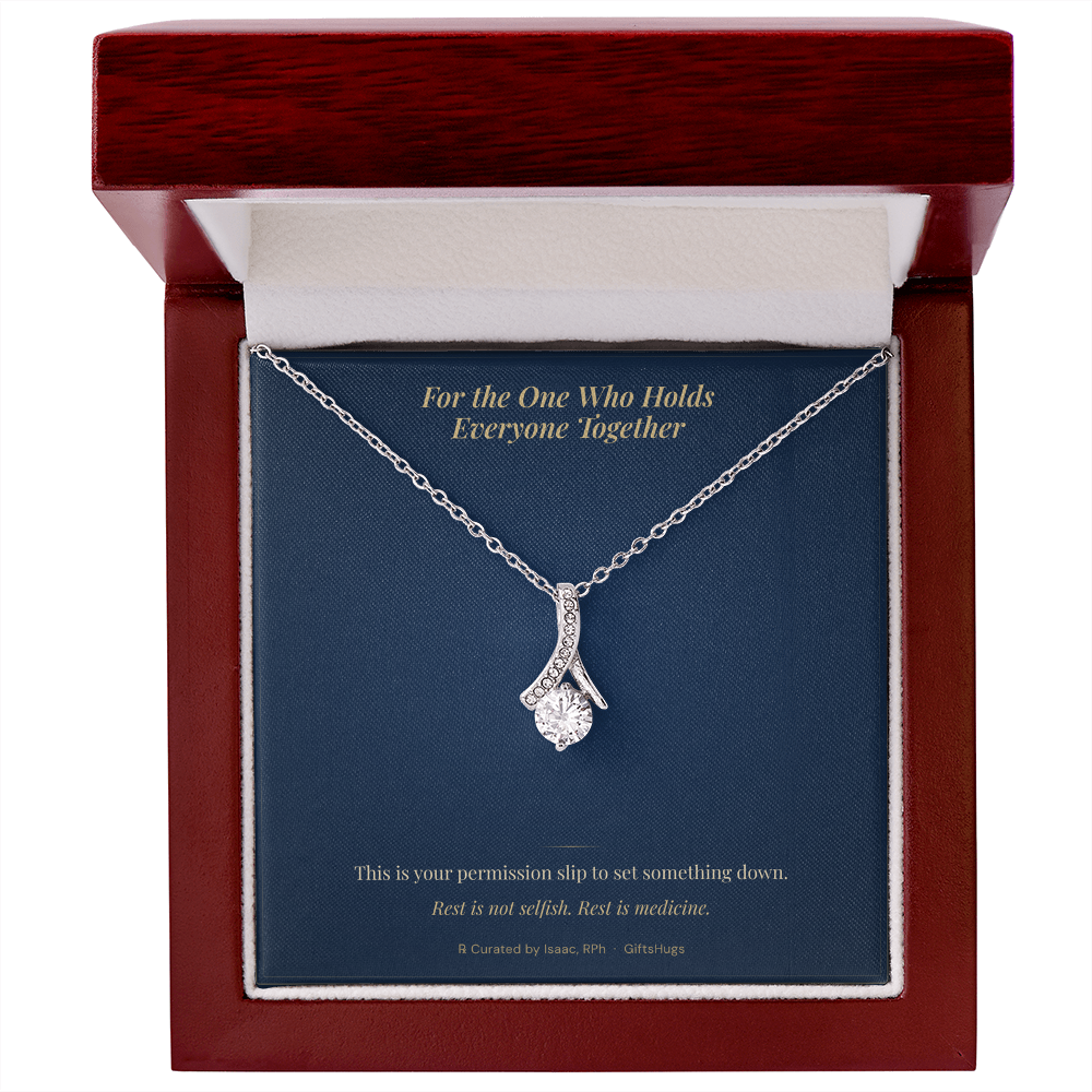 The Comfort Necklace – Alluring Beauty Self-Care Necklace with Message Card